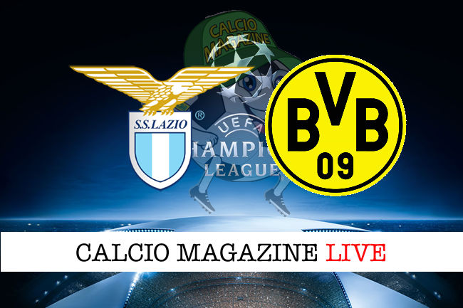 Lazio Borussia Dortmund cronaca diretta live risultato in tempo reale