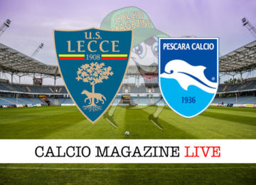 Lecce Pescara cronaca diretta live risultato in tempo reale