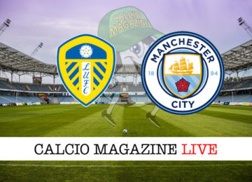 Leeds Manchester City cronaca diretta live risultato in tempo reale