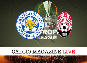 Leicester Zorya cronaca diretta live risultato in tempo reale