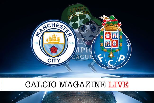 Manchester City Porto cronaca diretta live risultato in tempo reale