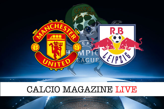 Manchester United RB Lipsia cronaca diretta live risultato in tempo reale