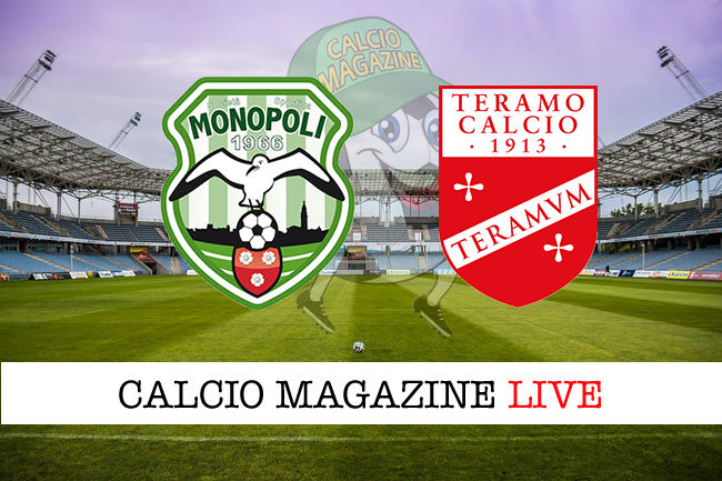 Monopoli Teramo cronaca diretta live risultato in tempo reale