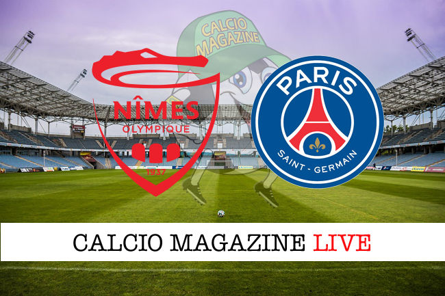 Nimes PSG cronaca diretta live risultato in tempo reale