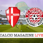 Padova Sudtirol cronaca diretta live risultato in tempo reale