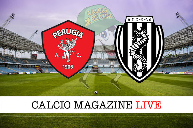 Perugia Cesena cronaca diretta live risultato in tempo reale