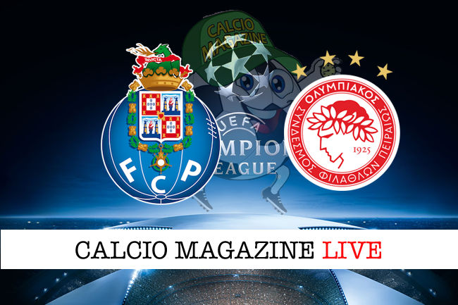 Porto Olympiakos cronaca diretta live risultato in tempo reale