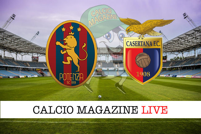 Potenza Casertana cronaca diretta live risultato in tempo reale