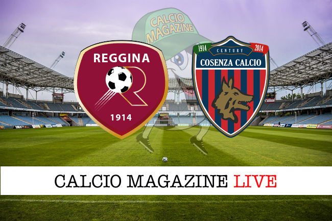 Reggina Cosenza cronaca diretta live risultato in tempo reale