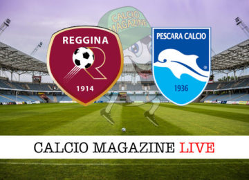 Reggina Pescara cronaca diretta live risultato in tempo reale