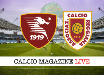 Salernitana Reggiana cronaca diretta live risultato in tempo reale