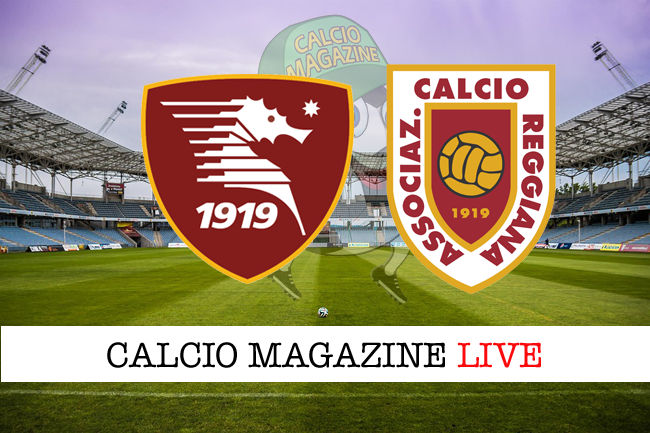 Salernitana Reggiana cronaca diretta live risultato in tempo reale