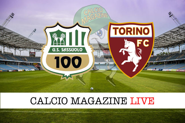 Sassuolo Torino cronaca diretta live risultato in tempo reale