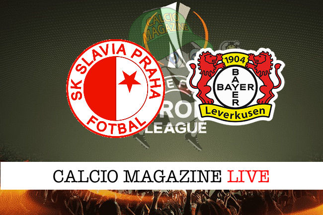 Slavia Praga Bayer Leverkusen cronaca diretta live risultato in tempo reale