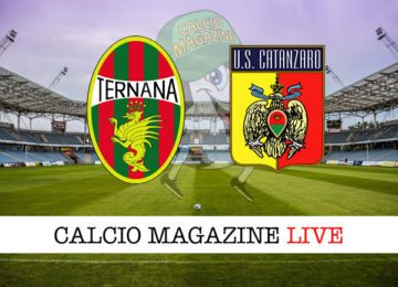 Ternana Catanzaro cronaca diretta live risultato in tempo reale