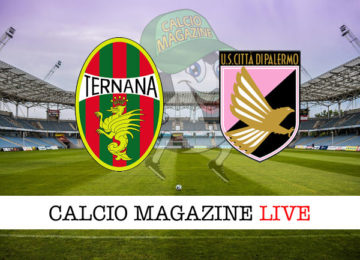 Ternana Palermo cronaca diretta live risultato in tempo reale
