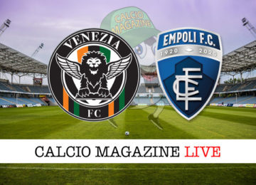 Venezia Empoli cronaca diretta live risultato in tempo reale