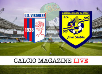 Vibonese Juve Stabia cronaca diretta live risultato in tempo reale