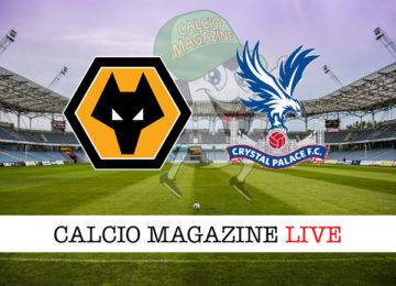 Wolverhampton Crystal Palace cronaca diretta live risultato in tempo reale