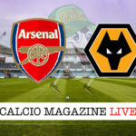 Arsenal Wolverhampton cronaca diretta live risultato in tempo reale