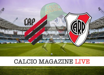 Athletico Paranaense River Plate cronaca diretta live risultato in tempo reale