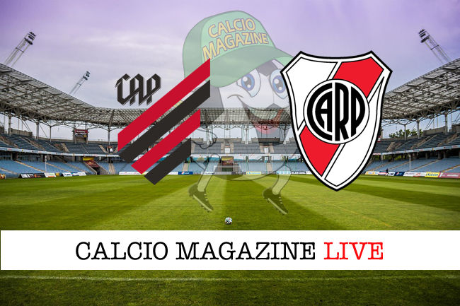 Athletico Paranaense River Plate cronaca diretta live risultato in tempo reale