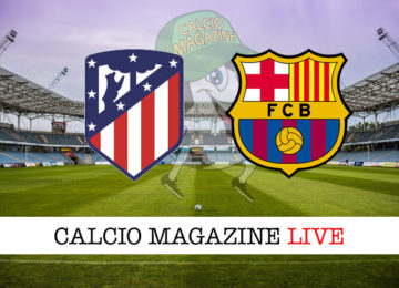 Atletico Madrid Barcellona cronaca diretta live risultato in tempo reale