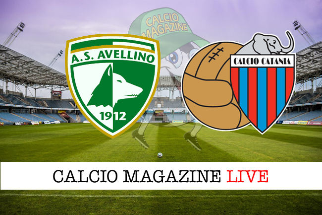 Avellino Catania cronaca diretta live risultato in tempo reale