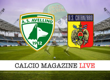 Avellino Catanzaro cronaca diretta live risultato in tempo reale