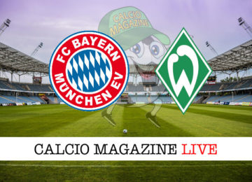 Bayern Monaco Werder Brema cronaca diretta live risultato in tempo reale