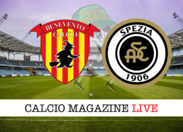Benevento Spezia cronaca diretta live risultato in tempo reale