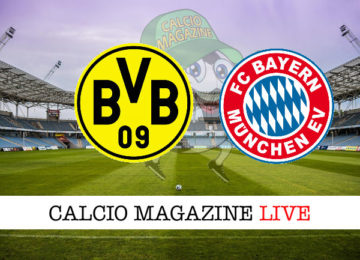 Borussia Dortmund Bayern Monaco cronaca diretta live risultato in tempo reale