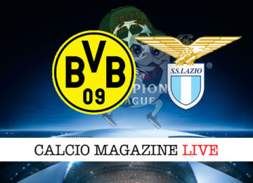 Borussia Dortmund Lazio cronaca diretta live risultato in tempo reale