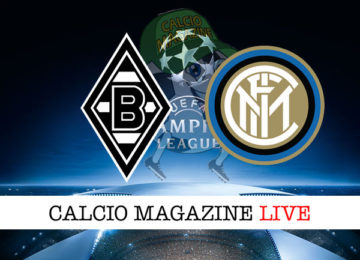 Borussia M'Gladbach Inter cronaca diretta live risultato in tempo reale