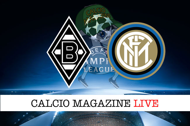 Borussia M'Gladbach Inter cronaca diretta live risultato in tempo reale