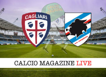 Cagliari Sampdoria cronaca diretta live risultato in tempo reale