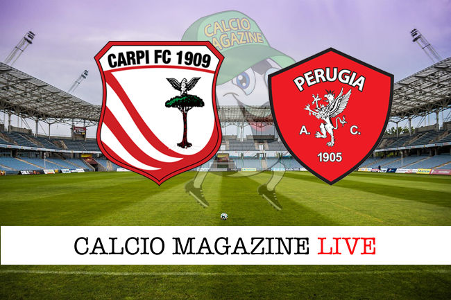 Carpi Perugia cronaca diretta live risultato in tempo reale