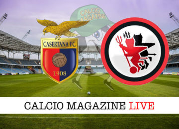 Casertana Foggia cronaca diretta live risultato in tempo reale