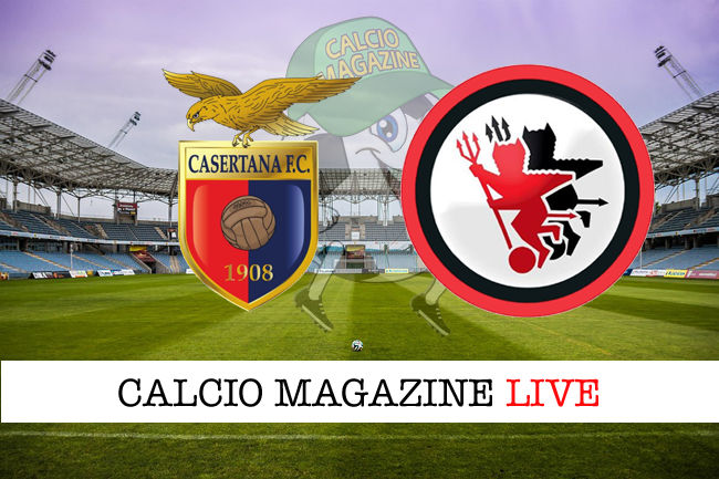 Casertana Foggia cronaca diretta live risultato in tempo reale