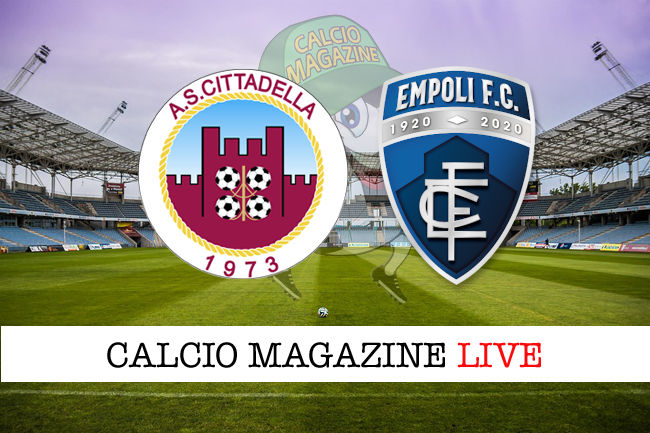 Cittadella Empoli cronaca diretta live risultato in tempo reale