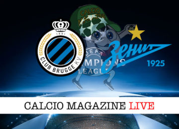 Club Brugge Zenit cronaca diretta live risultato in tempo reale