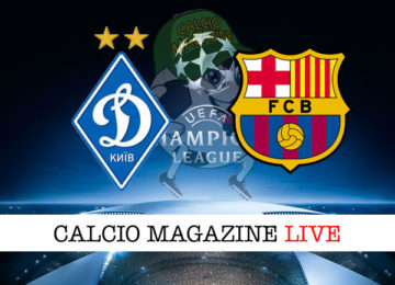 Dinamo Kiev Barcellona cronaca diretta live risultato in tempo reale