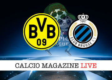 Dortmund Club Brugge cronaca diretta live risultato in tempo reale