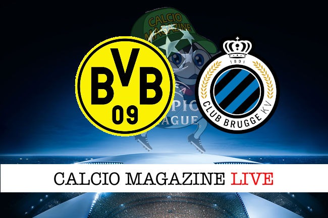 Dortmund Club Brugge cronaca diretta live risultato in tempo reale