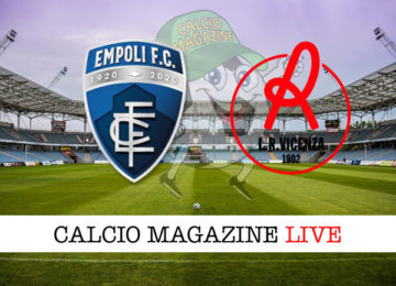 Empoli Vicenza cronaca diretta live risultato in tempo reale