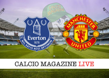 Everton Manchester United cronaca diretta live risultato in tempo reale