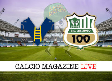 Hellas Verona Sassuolo cronaca diretta live risultato in tempo reale