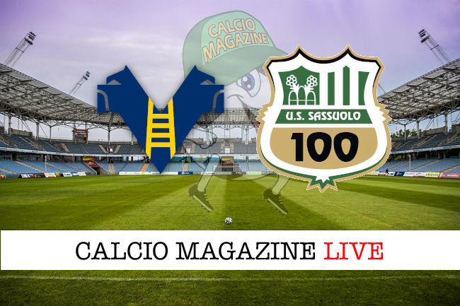 Hellas Verona Sassuolo cronaca diretta live risultato in tempo reale