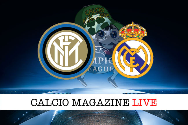 Inter Real Madrid cronaca diretta live risultato in tempo reale