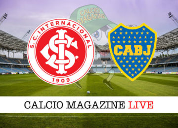 Internacional Boca Juniors cronaca diretta live risultato in tempo reale